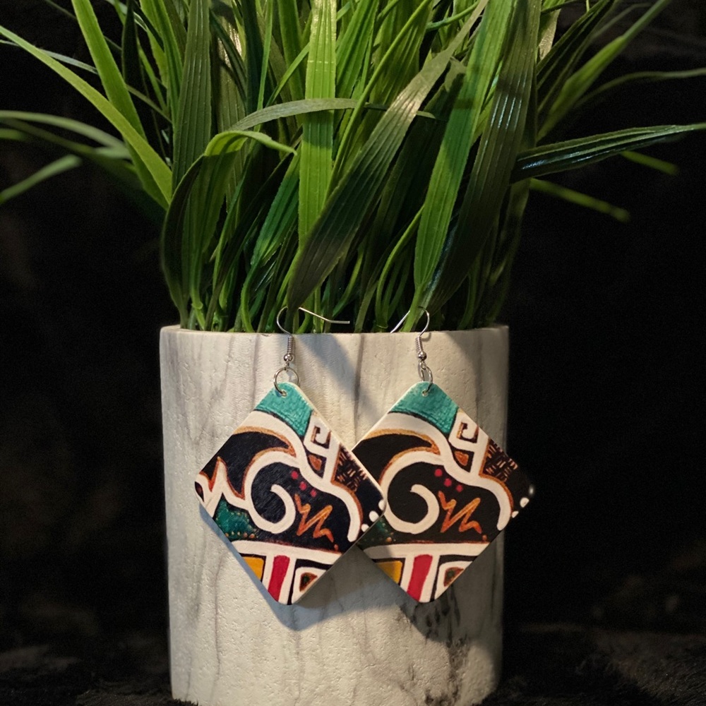 African Inspired Fashion Earrings